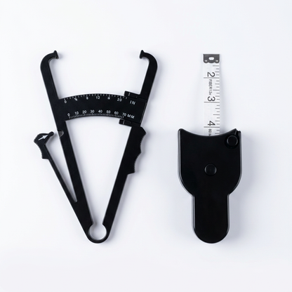 Body Fat Caliper & Measuring Tape Set